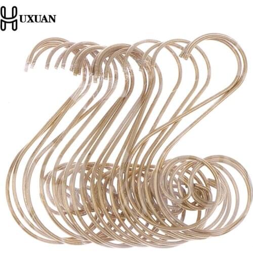 20pcs Multi-purpose S-shaped Hook Rack Mini Metal S Shape Hooks Christmas Tree Holder Decoration Stainless Steel Hook