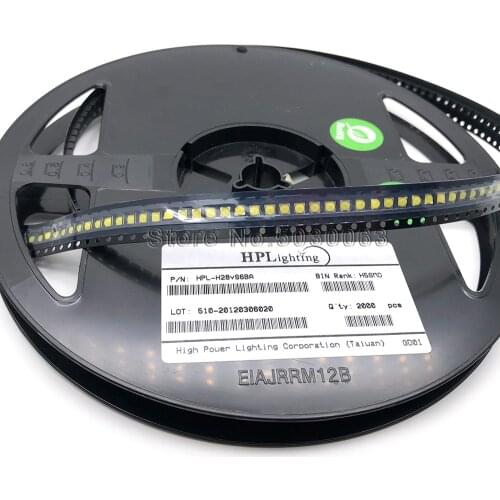 2000pcs/reel/lot LED automotive lighting lamp beads 2828 white 1W (3030 with ball beads) 150mA 6V LED light-emitting diode