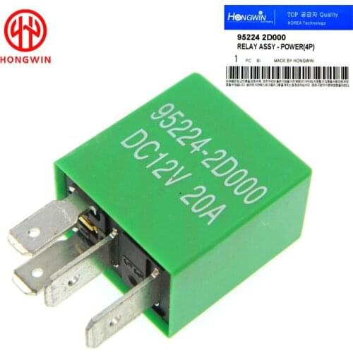 952242D000 Power Horn Relay Fits HHyundai Elantra Accent Santa Fe Getz HHyundai Atos Tucson 96-11 Kia Sportage Rio Soul Forte