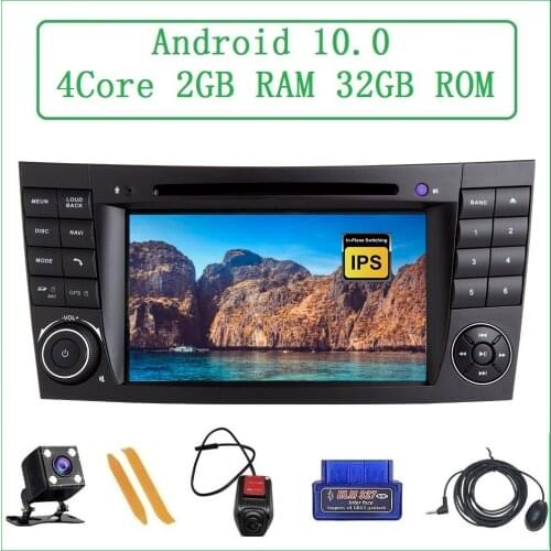 ZLTOOPAI For Mercedes Benz E-Class W211 E300 CLK W209 CLS W219 Android 10 AutoRadio Multimedia Player Car Steering Wheel Control