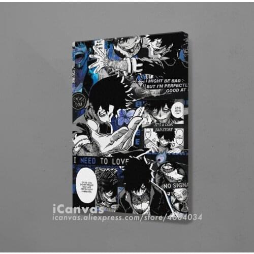 Bnha Dabi My Hero Academia MHA Anime Canvas Home Decor Painting Wall Art Decoration Prints Dorm Living Room Bedroom Poster