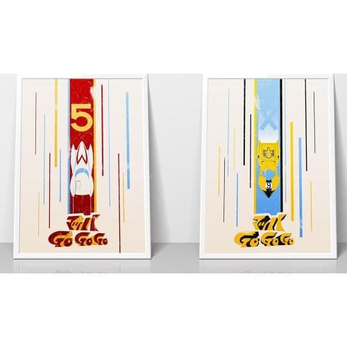 Canvas speed graphic poster decoration