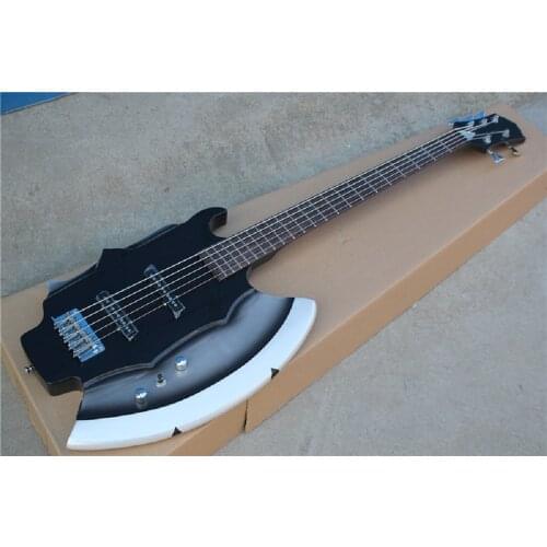In Stock-5 Strings Axed Shaped Electric Bass with Rosewood Fretboard,22 Frets