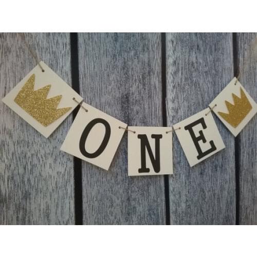 Custom wild one first birthday Christening Baptism baby shower garlands buntings party signs decorations