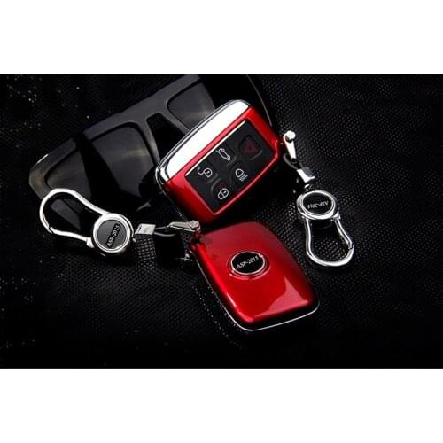 Red Remote FOB Key Cover Protect Keyless Case Bag Fit For Jaguar XJ/XF/XE XK XF No KEY