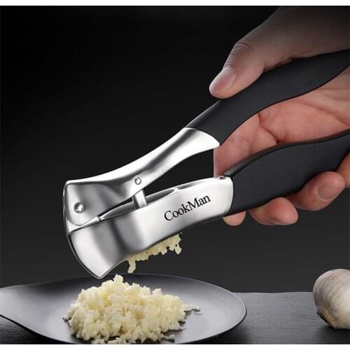 New Garlic Press Crusher Kitchen Cooking Vegetables Ginger Squeezer Masher Handheld Ginger Mincer Tools Kitchen Accessories