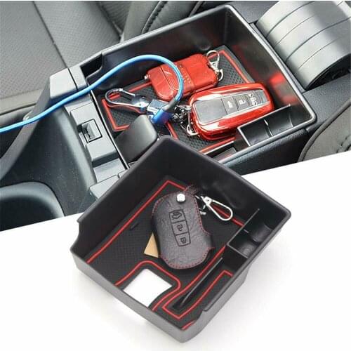 Armrest Car Storage Box For Toyota Corolla Hatchback 2019 Interior Center Console Organizer Non-slip