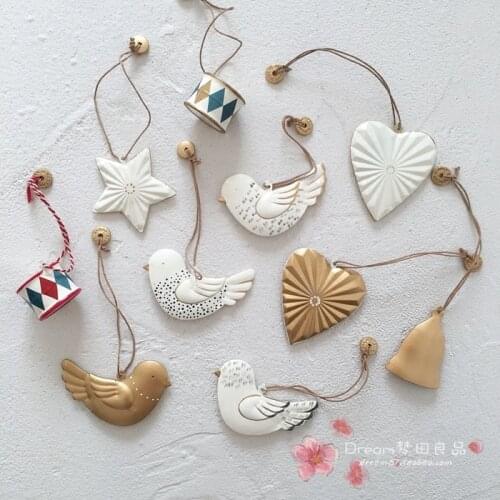 Christmas Tin Pendant/Christmas Tree Decoration Pendant Exquisite home decore christmas jewelry ornaments christmas elf