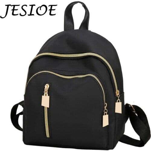 Backpack Casaul Waterproof Black Women Simple Mummy Bag for Teenage Girls Female School Shoulder Bag Fashion High Quality Bags