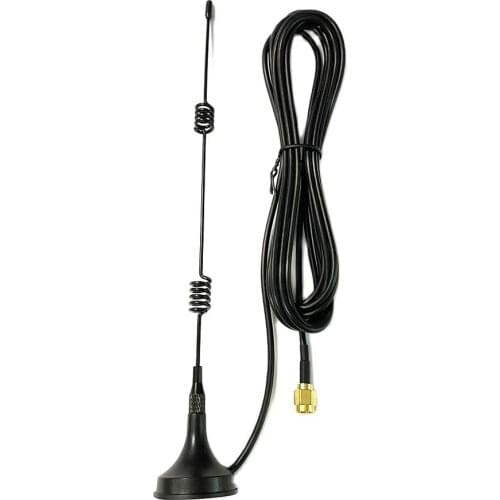 1PC 2.4Ghz 7DBI High Gain Wifi Antenna Magneticl Base with SMA Male Connector 230MM HF Antenna NEW