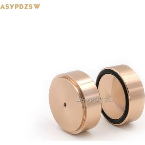 4 PCS Solid aluminum Golden 58*22 Power AMP rack foot Preamplifier DAC feet