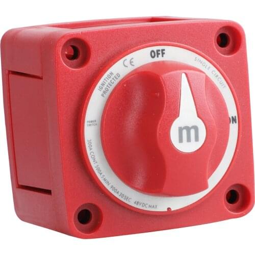 6006 Marine Battery Switch M SERIES On/Off W/Knob 48V DC IP66 waterproof