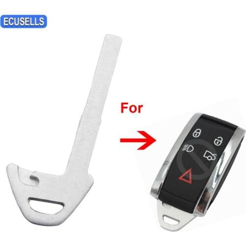 Smart Key Blank Insert Remote Key Case Shell Fob Uncut Blade for Jaguar XF XK XKR X-Type S-Type for Volvo C30 C70 V50 S40 S80
