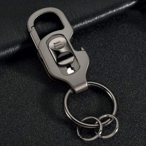 Business Christmas Gifts Multi-functional Car Key Chain Keyring Bottle Opener Keychain For Volvo Chrysler BMW Mazda Dacia Honda