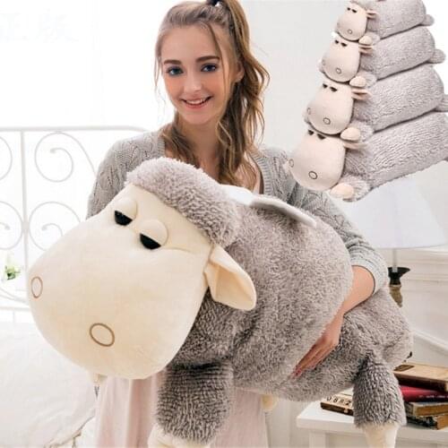 Fancytrader 39'' / 100cm Giant Plush Stuffed Soft Lovely Cute Animal Sheep Toy, 2 Colors Available, Free Shipping FT50570