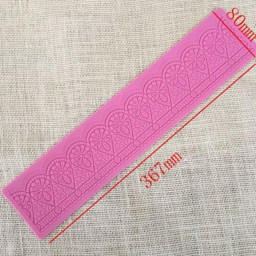 Minsunbak Fondant Lace Silicone Mat Lace decorative lace pad