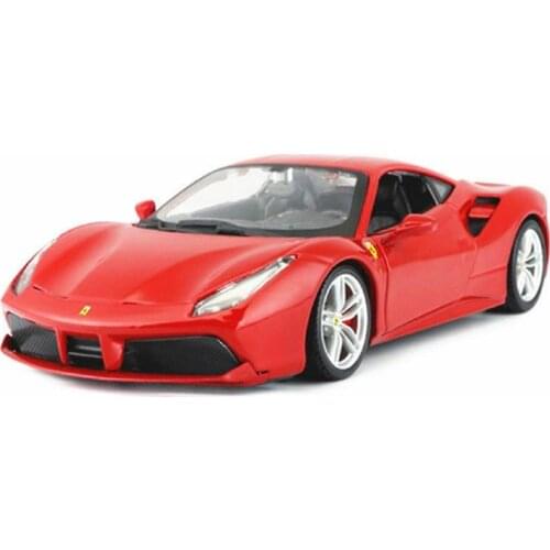 Bburago 1:24 Ferrari 488 GTB Diecast Car Model New in Box