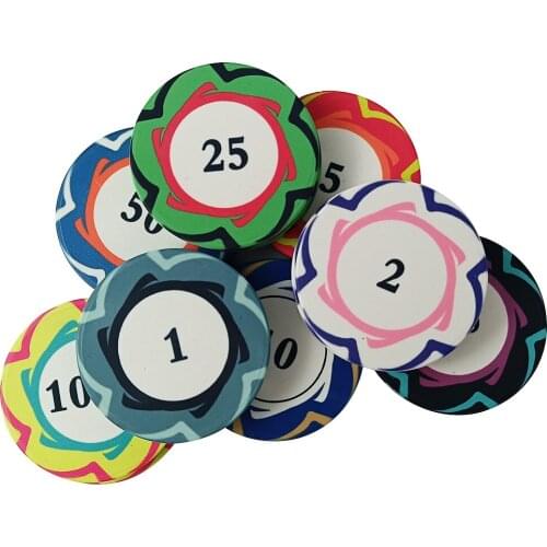 Premium Ascona 10g Ceramic High Quality Texas 39mm Hold'em Poker Gambling Casino Chip Wholesale