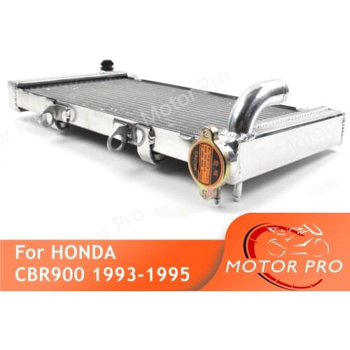 Motorcycle Radiator For Honda CBR900RR 1993 1994 1995 Cooling Cooler Accessories Silver Black CBR 900 RR CBR900 900RR 93 94 95