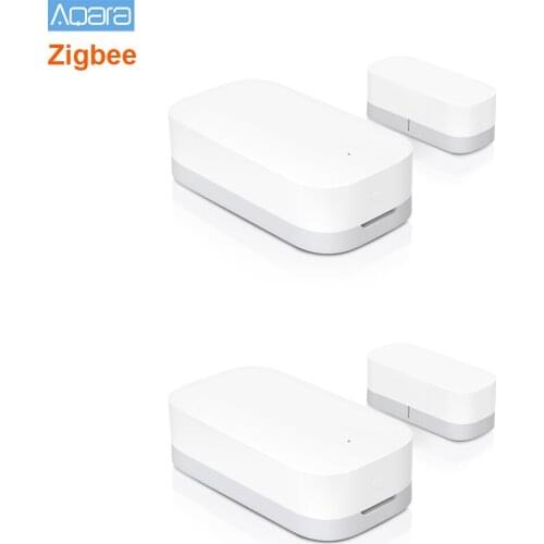 2pcs Aqara Door Window Sensor Zigbee Wireless Connection Smart Mini Sensor Work with MiHome APP for Xiaomi mijia smart home