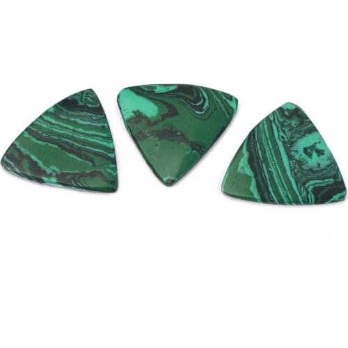 Pack of 3 Natural Stone Plectrums Picks for Bass/Guitar/Ukulele Accessory