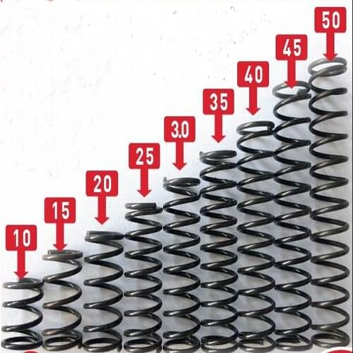 10pcs wire diameter 1.0mm outer diameter 5-20 length 10-50 compression spring return small spring