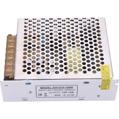 AC 110/220V to DC 12V 10A 120W Voltage Transformer Switch Power Supply NEW