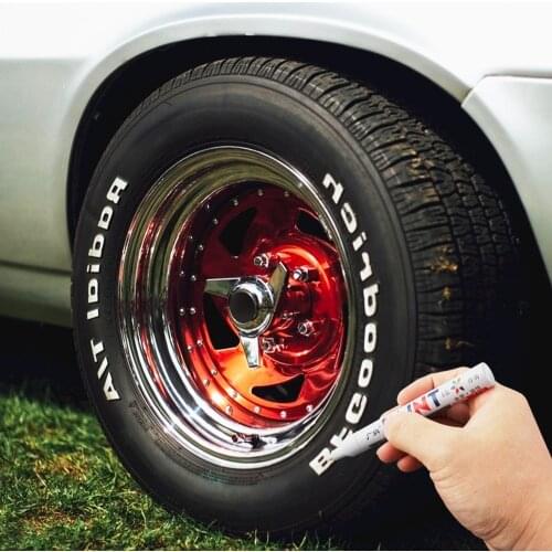 Car Tyre Tread CD Metal Graffiti Marker Pen Renault Duster Laguna Megane 2 3 Logan Captur Clio For Saab 9-3 9-5 93 For MG 3 ZR