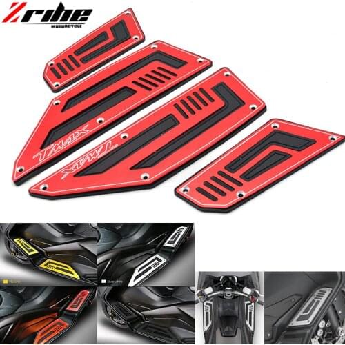 For Footrest Pedal Motorcycle Front & Rear Motorbike Footboard Steps Foot Plate for Yamaha TMax530 T Max TMax 530 2012 2013 14 1