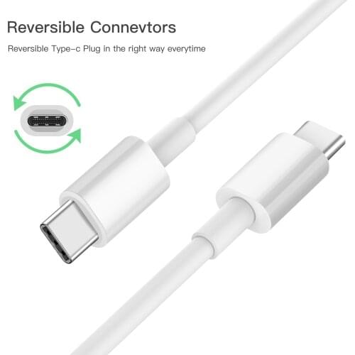 USB Type C to USB C Cable For Samsung S8 S9 S10 S20 Type-C PD Fast Quick Charge 4.0 USB-C Cable For MacBook iPad Pro 2020 USBC
