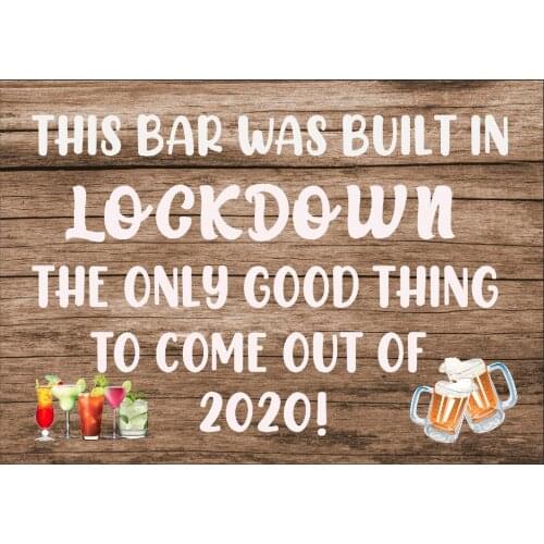 Barra de bloqueo de Metal, señal de casa, cobertizo, pared de garaje, cerveza, jardín, cueva, divertido