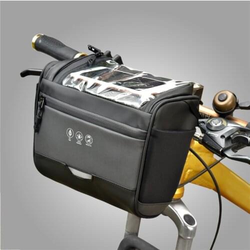 1L Multifunction Bike Front Head Pack Practical Waterproof Bicycle Handlebar Bag Large Capacity
