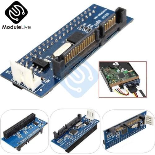 New 7+15p 22pin SATA male to IDE PATA 40Pin Female JM20330 adapter SATA-IDE Card