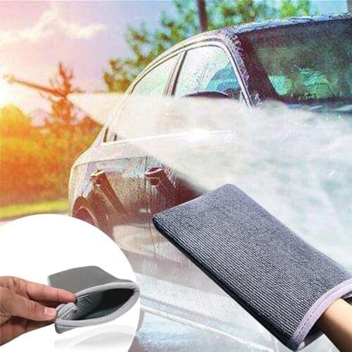 New Car Cleaning Tools Nano Grinding Washing Gloves Strong Decontamination Removing Sludge Gloves Wash Car Auto Accessories Hot
