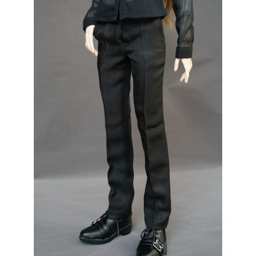 BJD doll clothes suitable for 1/3 1/4 size uncle joker trousers fashion classic black suit pants suit NanWa doll accessories