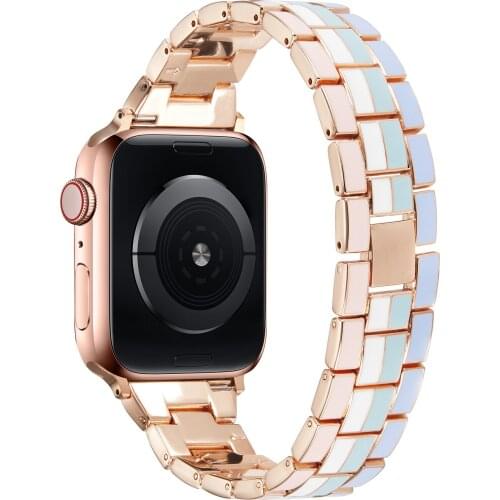 Rainbow Band For Apple Watch 6 SE 5 4 3 2 1 44mm 40mm 42mm 38mm Stylish Smartwatch Strap for Apple iWatch Band 42mm Belt Unisex