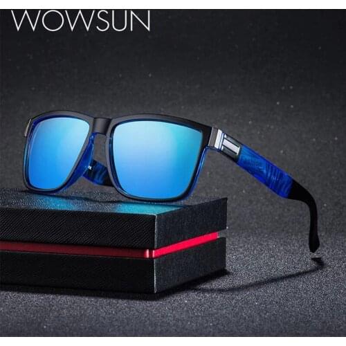 Brand Design Polarized Sunglasses Men Women Driver Shades Male Vintage Sun Glasses Men Spuare Mirror Summer UV400 OculoS