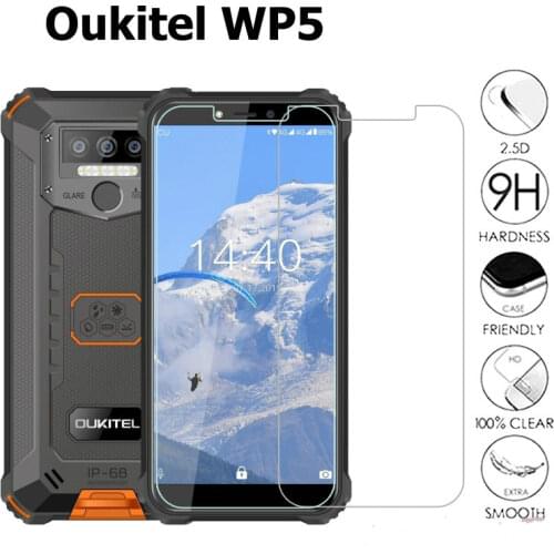 JGKK For Oukitel WP7 WP6 WP5 Pro WP 7 Tempered Glass 100% Original Premium 2.5D Screen Protector Film For Oukitel WP7 WP6 Glass