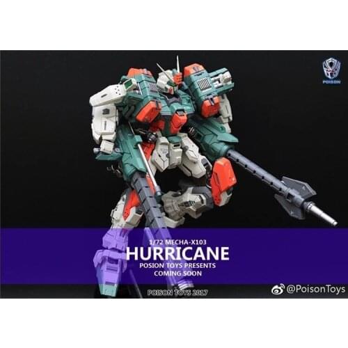 1/72 Moshow Poison Toys Mecha-X103 HURRICANE FINISHED Action Figure Cheap Shipping Fee