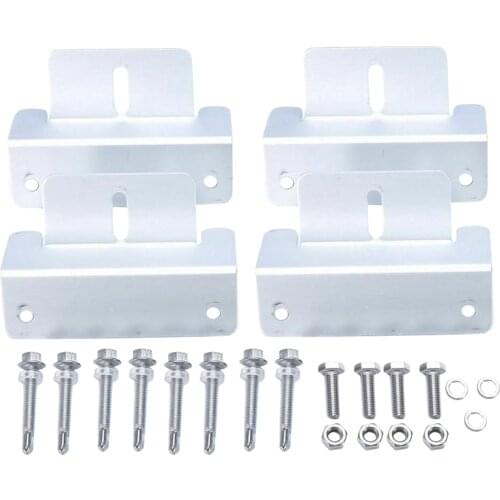 4 Pcs Solar Panel Z Bracket Solar Panel Mounting Mounts For Rv Boat Roof Wall