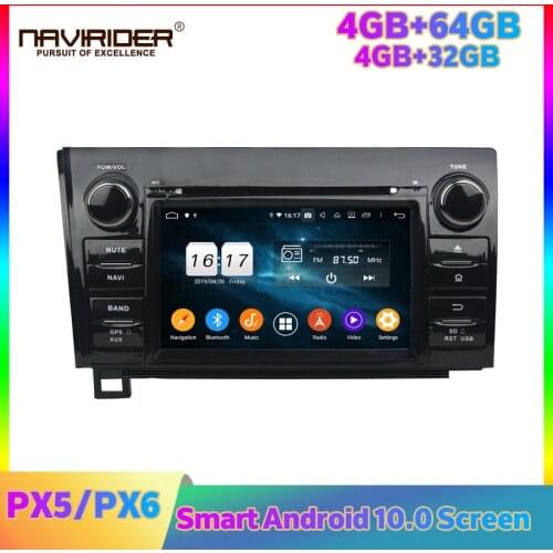 PX6 Car Android Auto Radio Multimedia Player For Toyota Sequoia Tundra 2010 DVD GPS Navigation Carplay Bluetooth DSP Head Unit