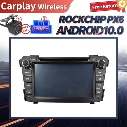 Wireless Carplay PX6 Android 10 Car Multimedia GPS For HYUNDAI I40 Elantra GT 2013 DSP Sound Navigation Tape Recorder Car Radio