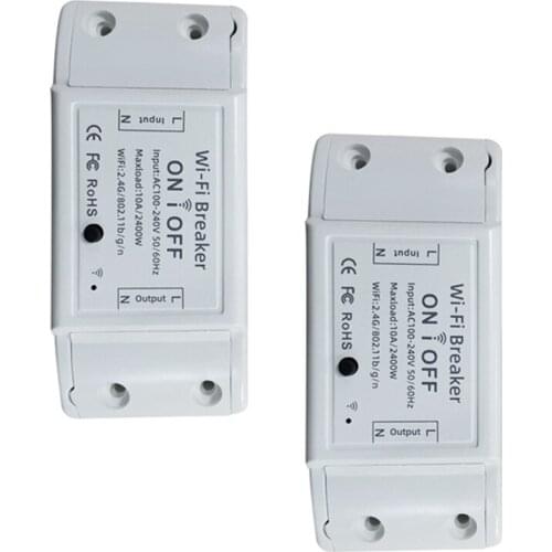 Basic R2 Smart Switch, Works with Alexa, Smart Home Devices Works with Google Home, No Hub Is Required (2 Pack)