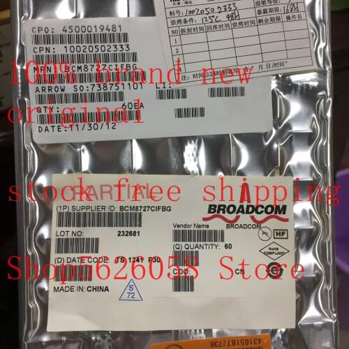 BCM8727CIFBG BCM5789KFBG BCM5709CC0KPBG BCM54980B2KFBG BGA 100% new original 2PCS/LOT STOCK
