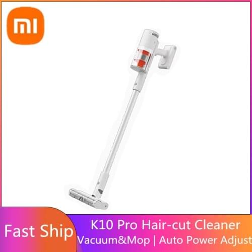 Xiaomi Mijia Wireless Handheld Portable Vacuum Cleaner K10 Pro for Home Hair Cutting 150AW Cyclone Suction Vacuum Mop 2 in 1