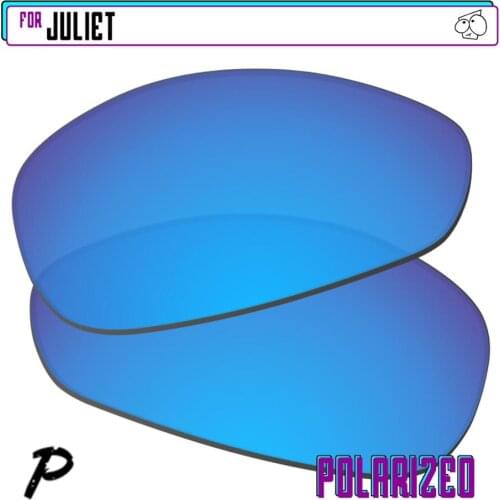 EZReplace Polarized Replacement Lenses for - Oakley Juliet Sunglasses - Blue P