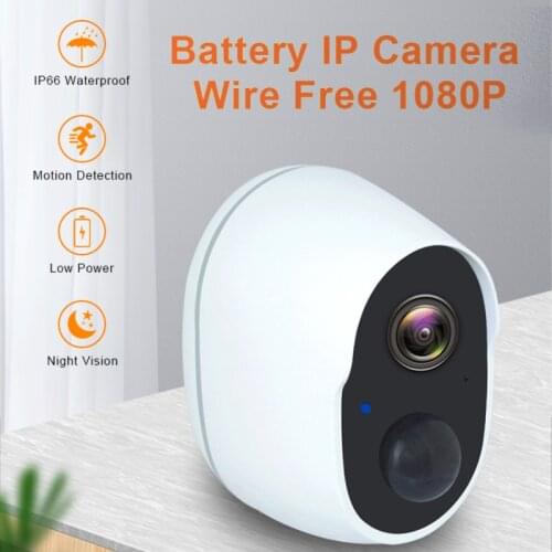 1080P IP Camera Wire Free Wifi HD Outdoor Infrared Night Vision Security Camera Two Way Audio Wireless Video Surveillance Camera