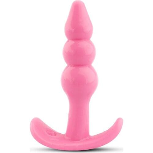 JIUUY Anal Backyard toy Dildo Adult sex toys NO vibrator butt plug silicone Anal Butt Plug G-Spot Stimulation Jelly Anal Plug