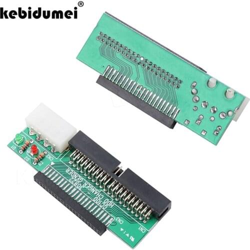 Kebidumei New 44Pin 2.5 " HDD to 3.5 " IDE 40Pin Interface Hard Disk Drive HDD Converter Adapter for Laptop Desktop PC Computer