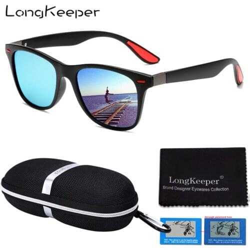 Classic Polarized Sunglasses Men Women Brand Square Sun Glasses Sport Driving Goggles with case fashion gift set UV400